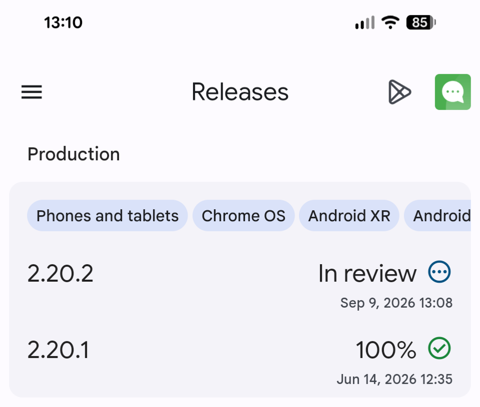 The Google Play app review process now regularly takes longer than a week